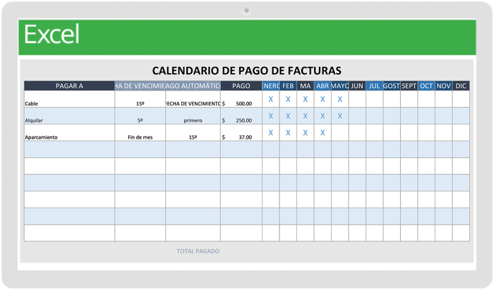 Plantillas gratuitas de cronograma semanal para Excel