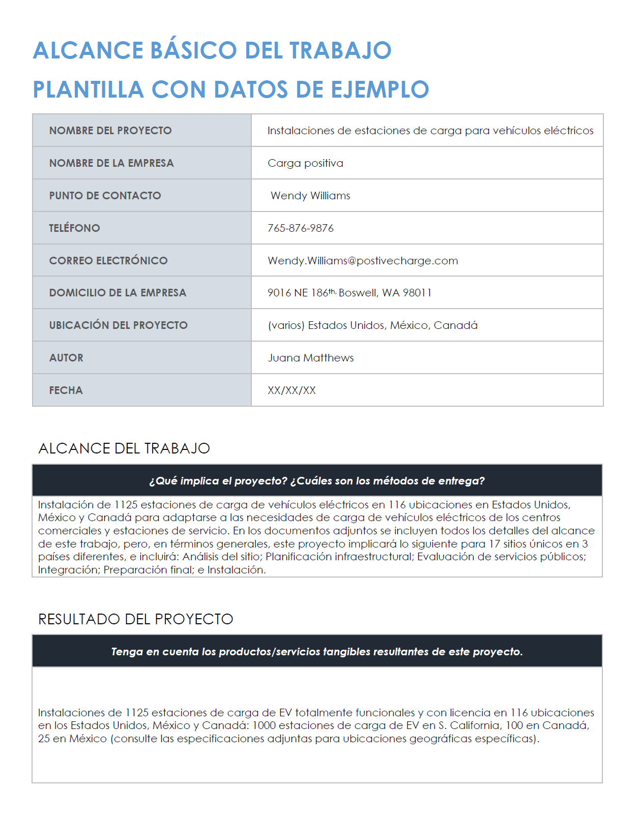 Plantillas Gratuitas De Alcance Del Trabajo De Microsoft Word | Smartsheet