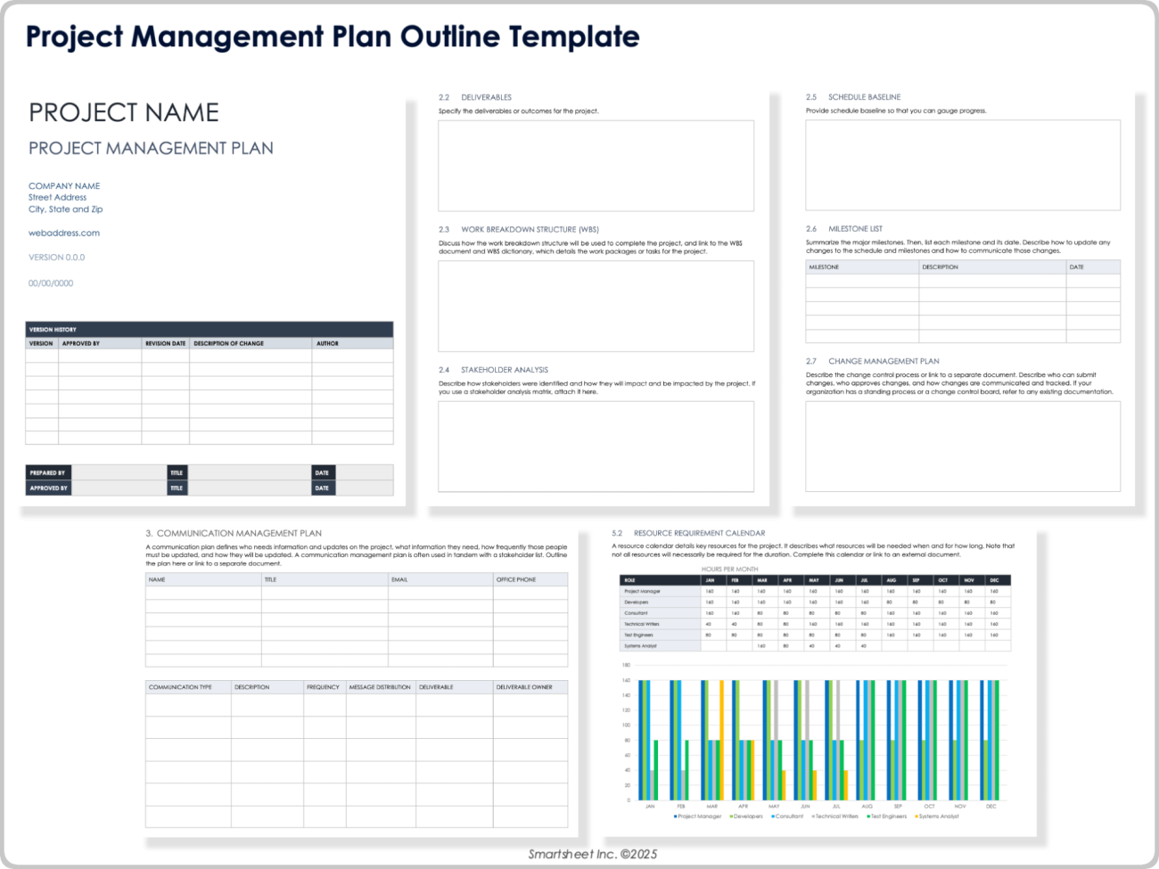 Plantillas gratuitas del plan de gestión del proyecto | Smartsheet