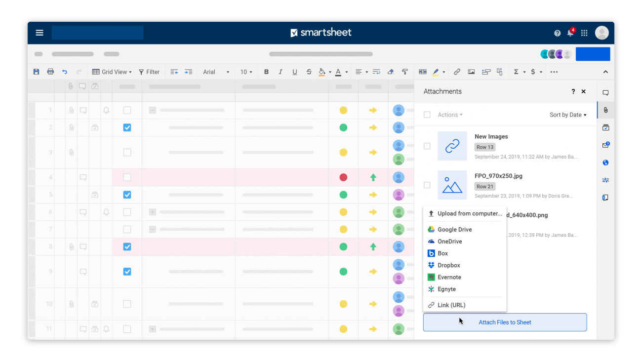 Plataforma De Ejecución Del Trabajo De Smartsheet | Smartsheet