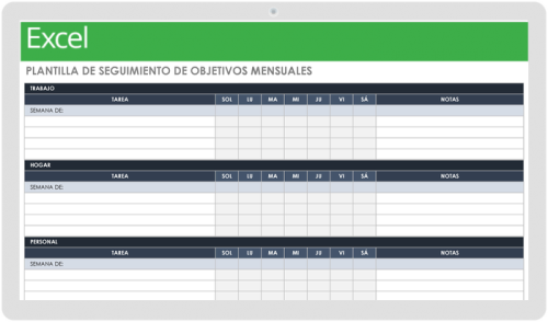 Plantillas Gratuitas Para La Definición Y El Seguimiento De Objetivos Smartsheet 1396