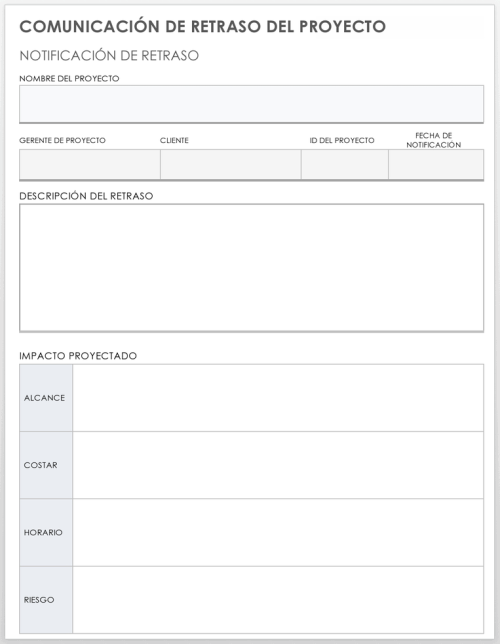 Plantillas Gratuitas De Comunicación De Proyectos Smartsheet 3688