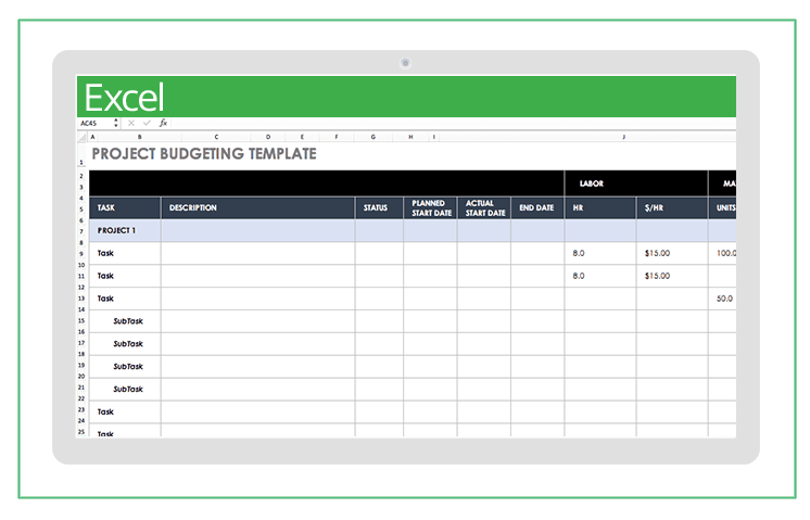 Las Mejores Plantillas Para Presupuestos En Excel Smartsheet 2743
