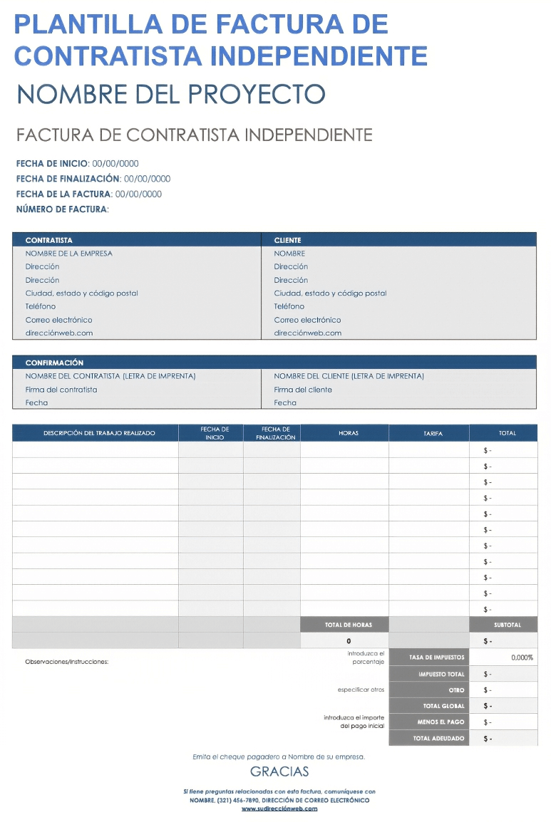 Quince plantillas gratuitas de facturas en formato Google Docs | Smartsheet