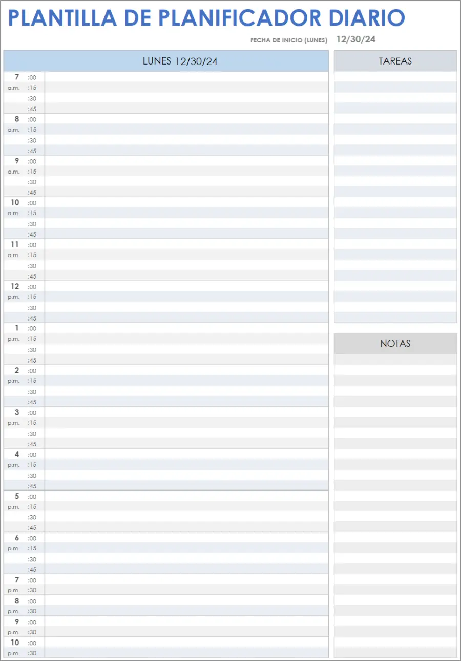 Plantilla De Planificador Semanal En Excel Plantilla Excel Para Turnos