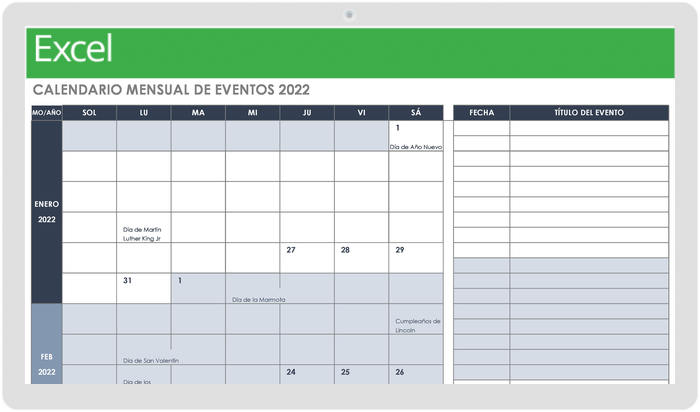 21 Plantillas Gratuitas Para Planificación De Eventos | Smartsheet