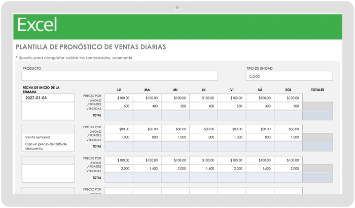 Más De 15 Plantillas Gratuitas De Previsión De Ventas Smartsheet