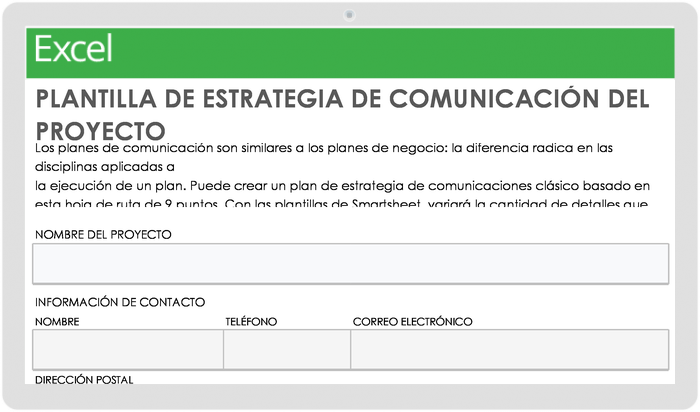 Plantillas Gratuitas De Comunicación De Proyectos Smartsheet