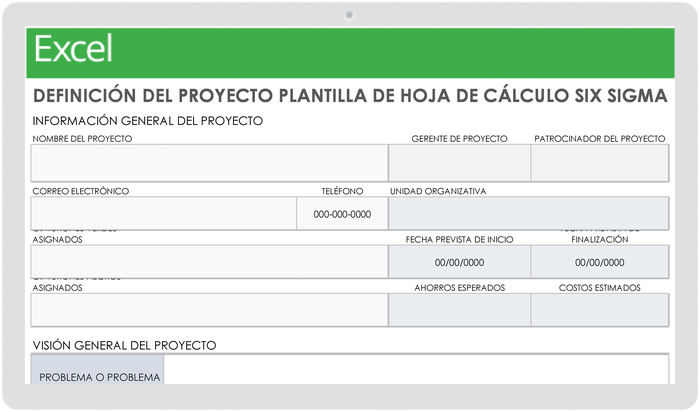 Plantillas Gratuitas De Definición De Proyecto Smartsheet 9672