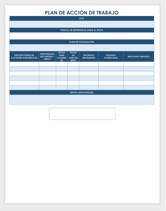 Plantillas Gratuitas De Planes De Acción Smartsheet 1433