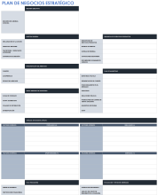 Plantilla del plan de negocios estratégico