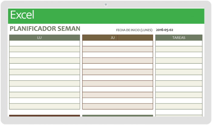 plantilla de gestión de tareas excel